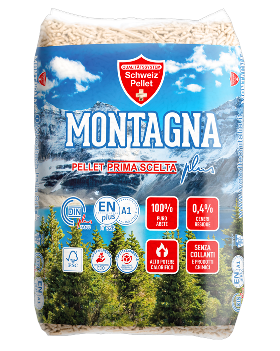 PELLET MONTAGNA BANCALE DA 70 SACCHI