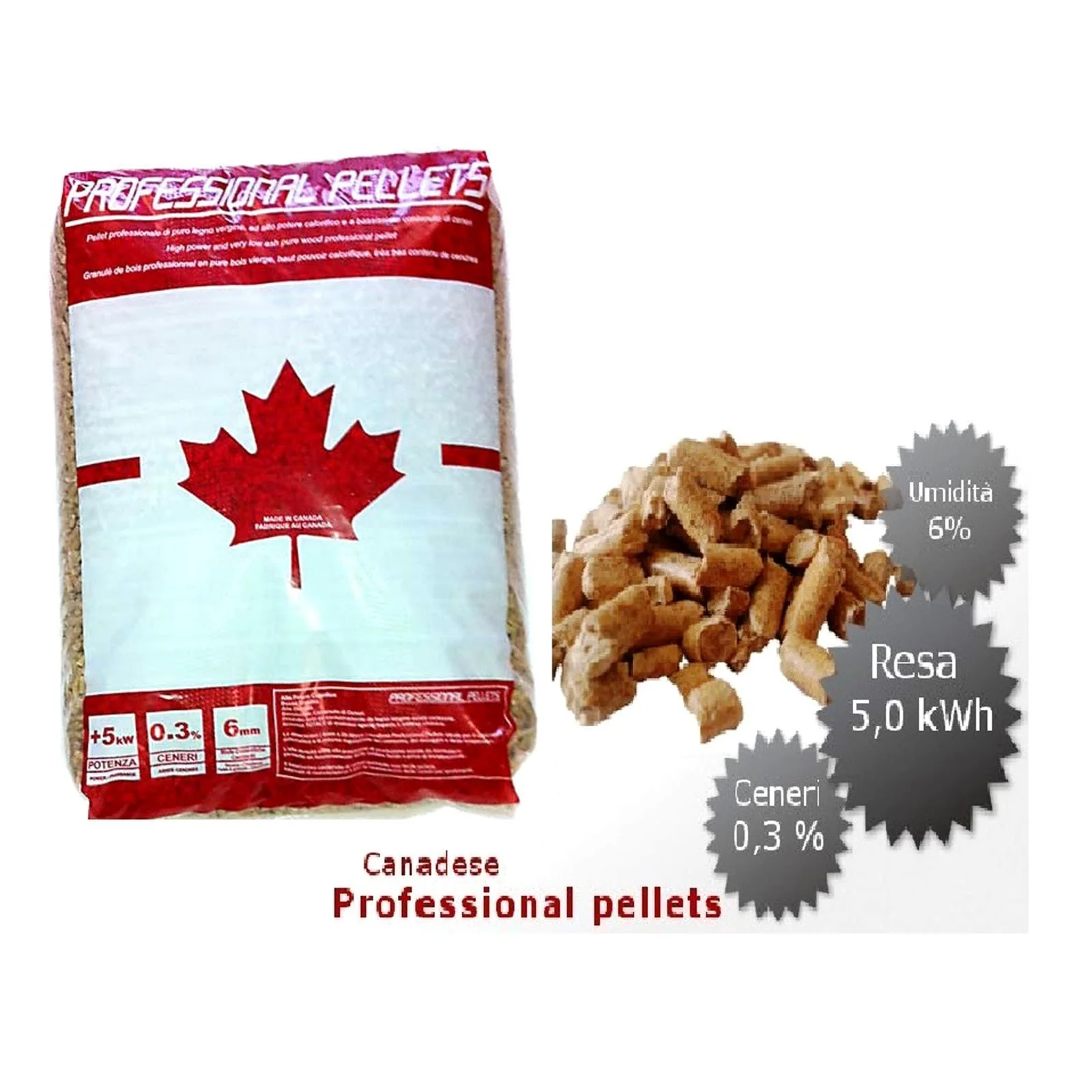 Professional Pellet canadese bancale da 70 sacchi - immagine 2